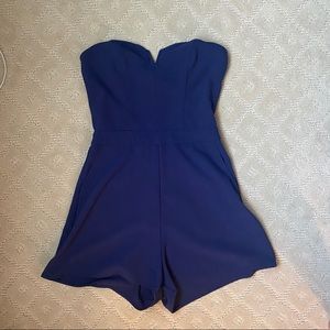 Navy Blue Romper